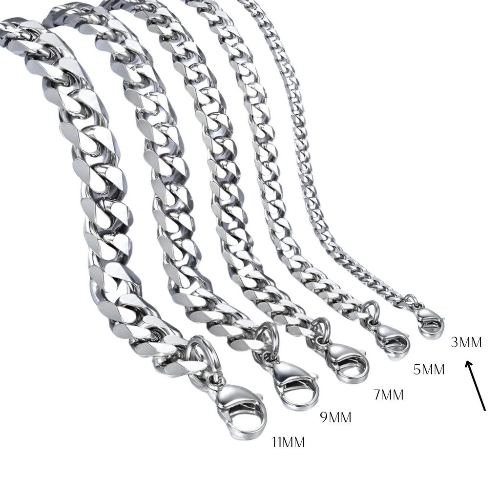 S&T DESIGN Edelstahl Armband 21cm